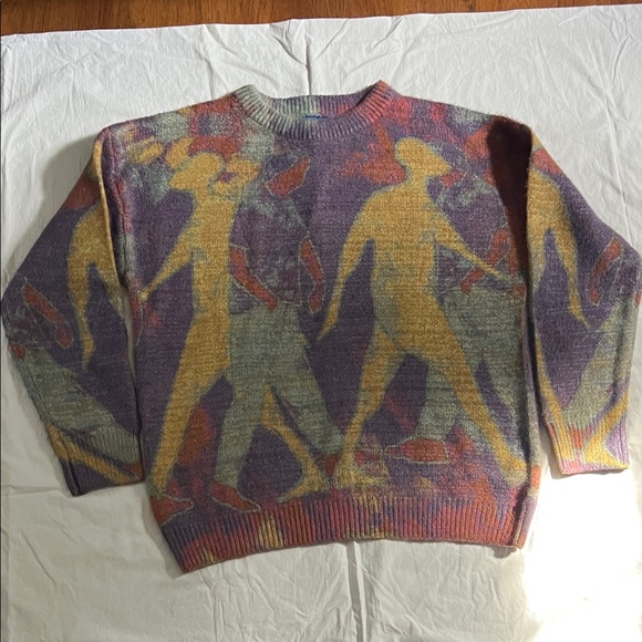 Aelfric Eden Multicolor Graphic Sweater - Picture 1 of 9
